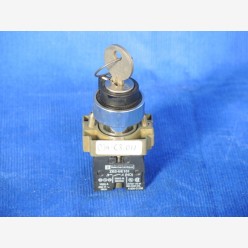 Telemecanique key switch w. 2 x ZB2-BE101/